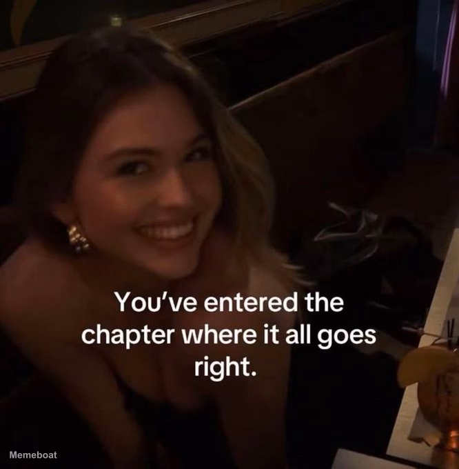 You've Entered the Chapter Where It All Goes Right - meme generator image preview
