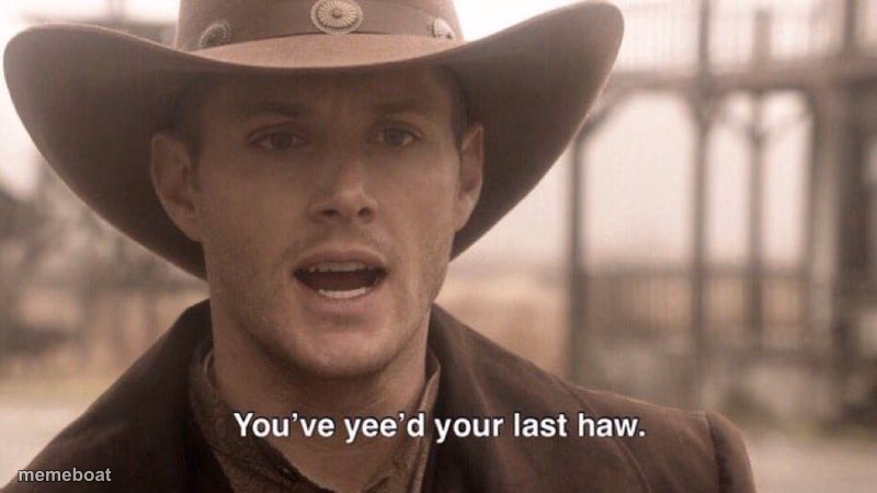 You've Yee'd Your Last Haw - meme generator image preview