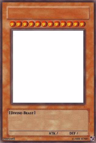 Yugioh card - meme generator image preview