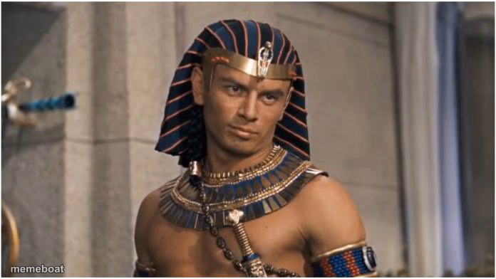 Yul Brynner as Pharaoh Ramesses - meme generator image preview