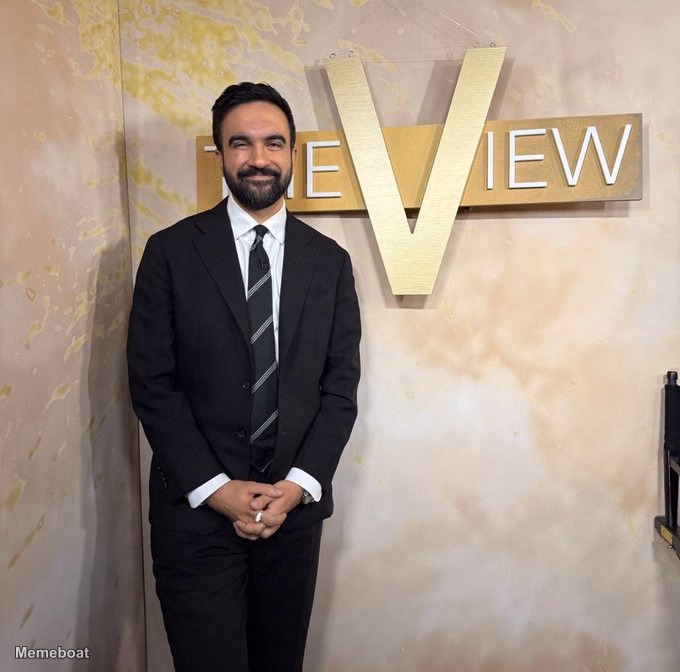 Zohran Mamdani on the View - meme generator image preview