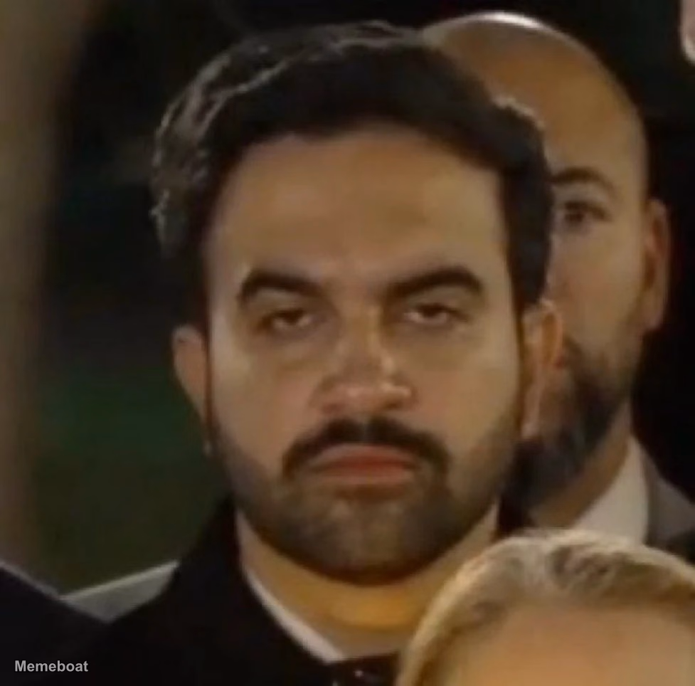 Zohran Mamdani Stare - meme generator image preview