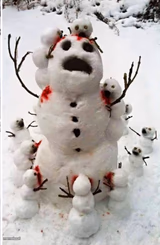 Zombie Snowman