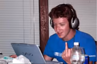 Zuckerberg Middle Finger