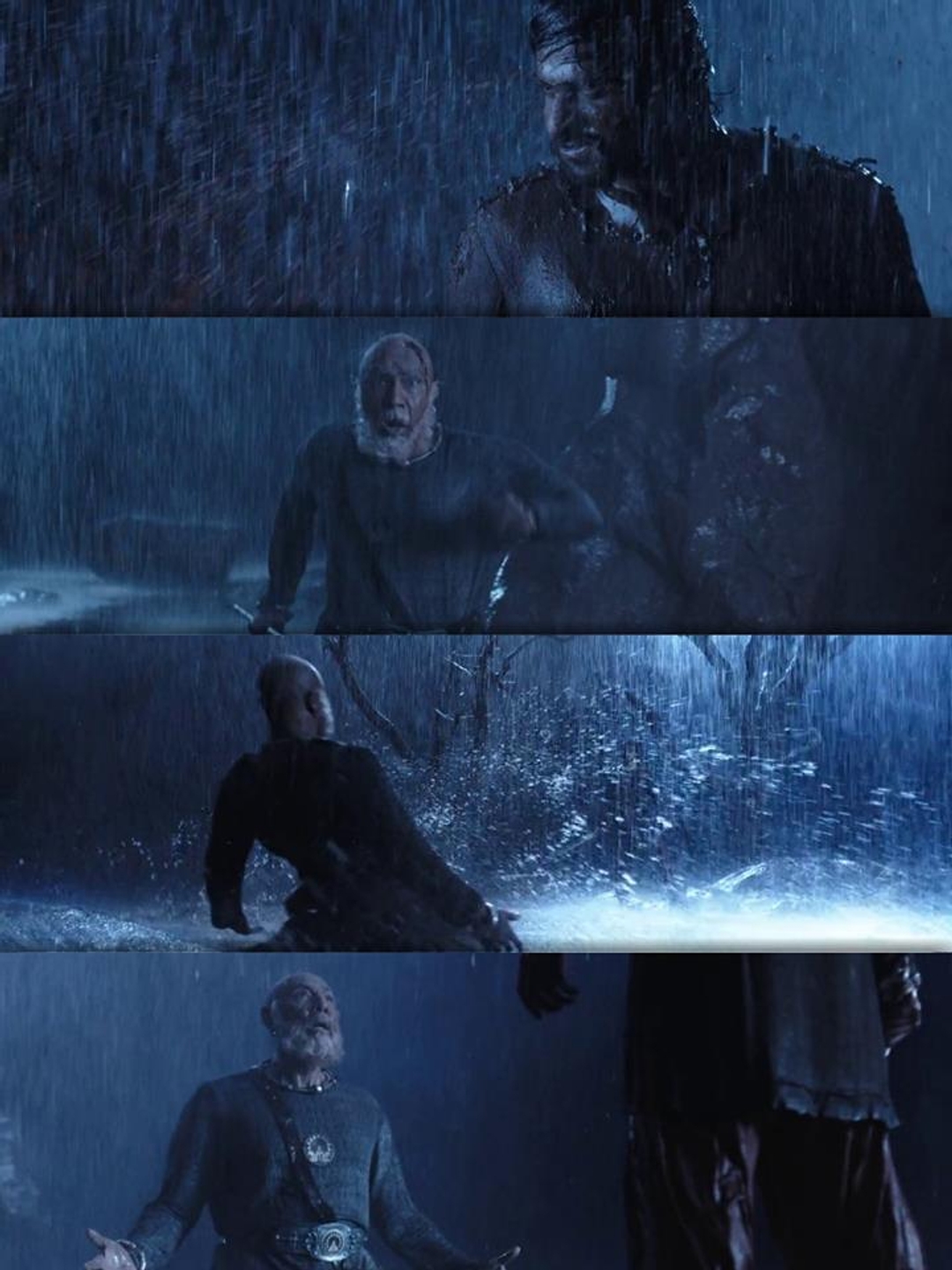 Bāhubali: The Beginning meme template with Amarendra Bāhubali / Mahendra "Sivudu" Bāhubali (Prabhas) with Kattappa (Sathyaraj)