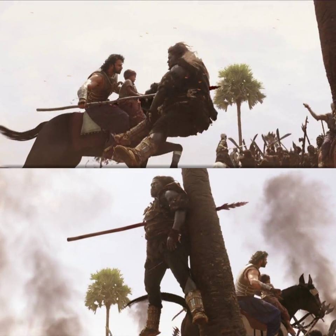 Bāhubali: The Beginning meme template with Amarendra Bāhubali / Mahendra "Sivudu" Bāhubali (Prabhas)