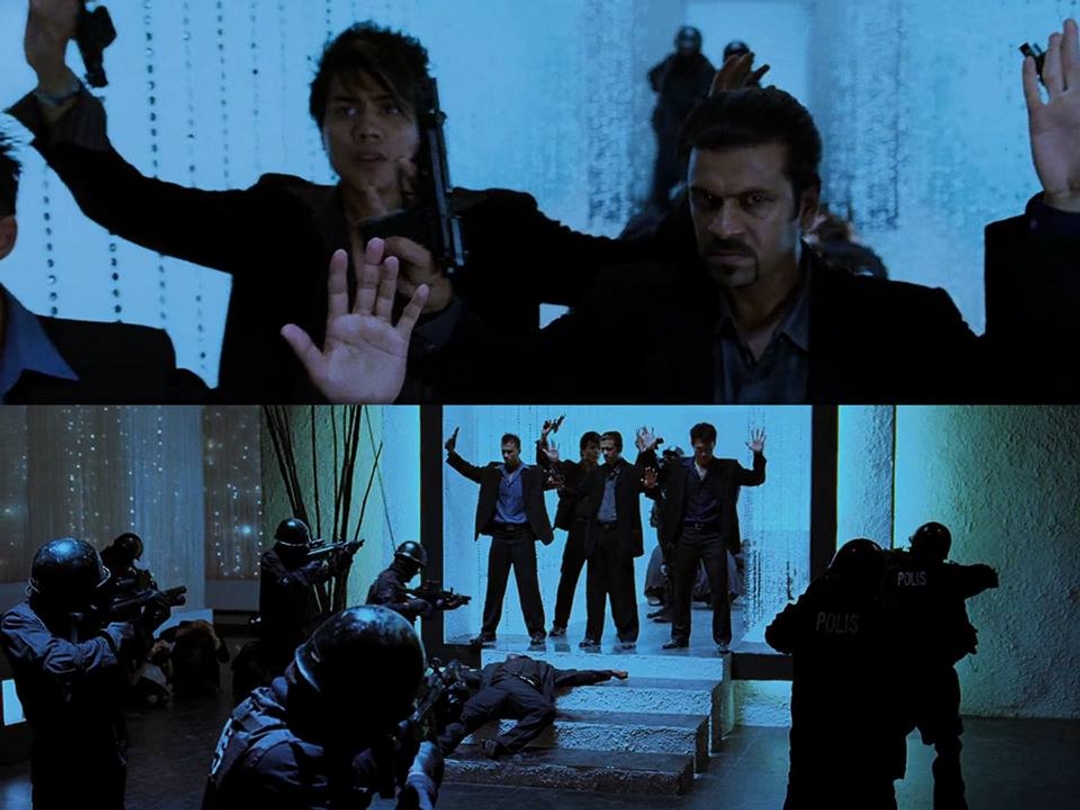 Billa meme template with David Billa / Saravana Velu (Ajith Kumar)