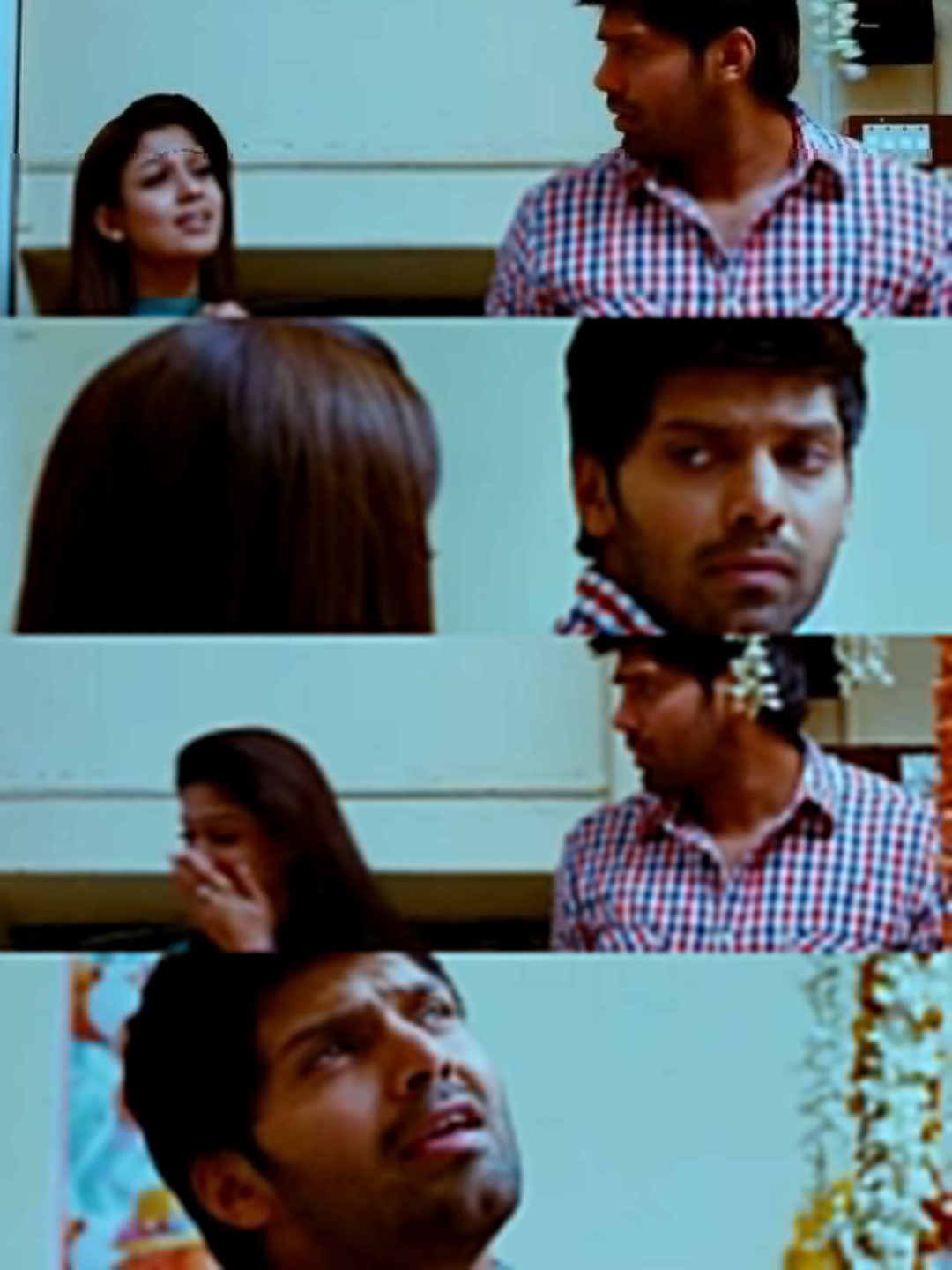 Boss Engira Baskaran meme template with Bhaskaran (Arya) with Nallathambi (Santhanam)