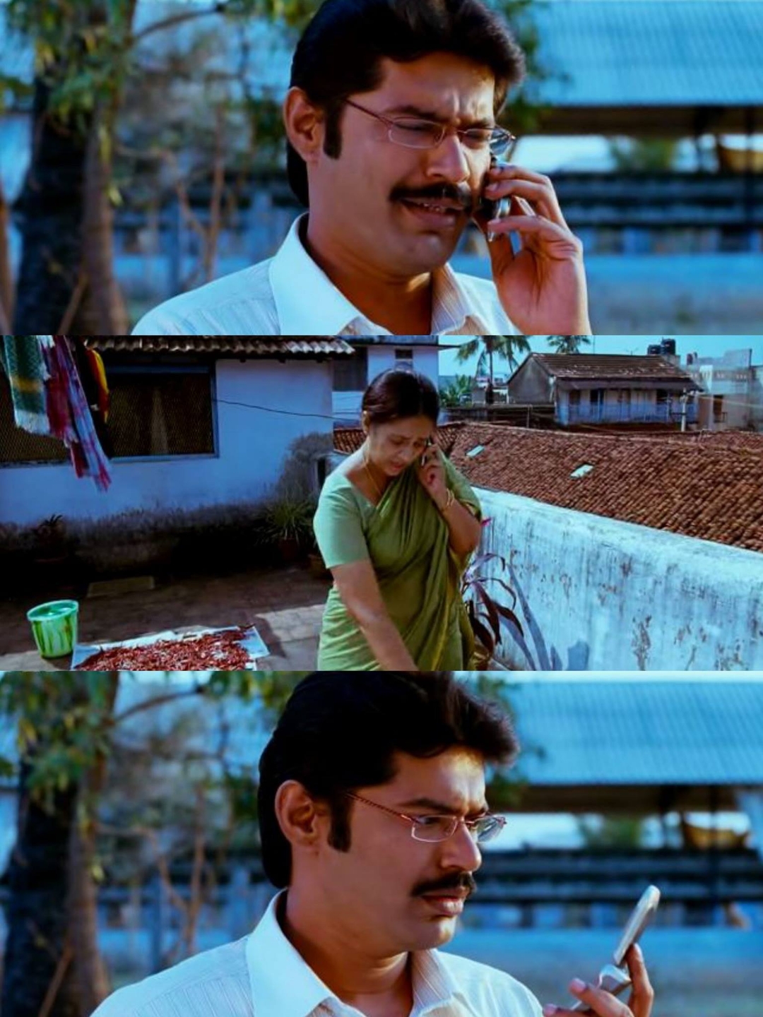 Boss Engira Baskaran meme template with Bhaskaran (Arya) with Nallathambi (Santhanam)