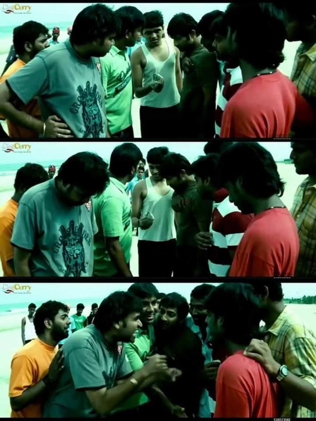 Chennai 600028 meme template with Seenivasan 'Seenu' (Premji Amaran) with Aravind (Aravind Akash) with Karthik (Shiva)