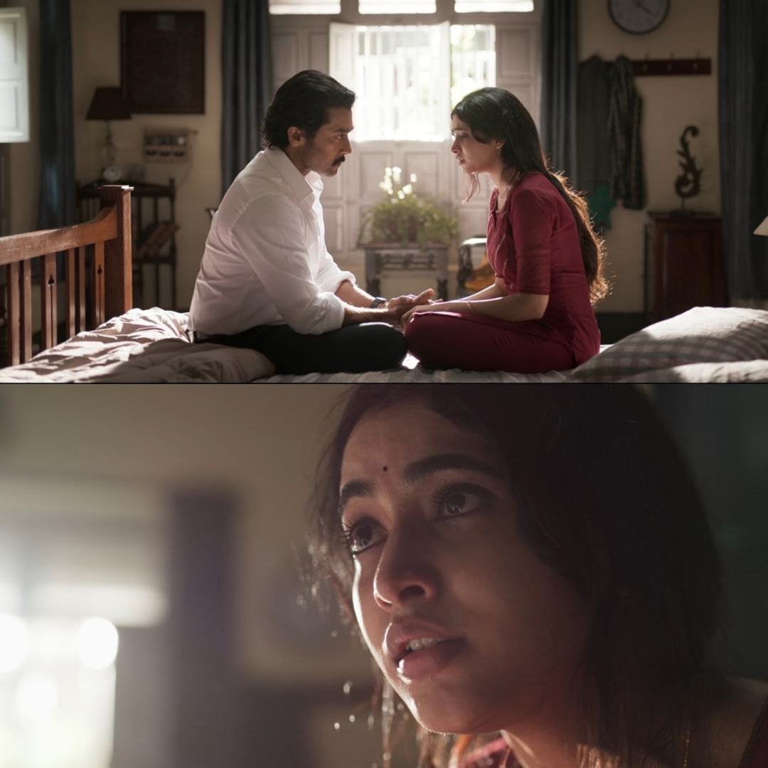 Etharkkum Thunindhavan meme template with Kannabiran (Suriya) with Aadhini (Priyanka Arul Mohan)