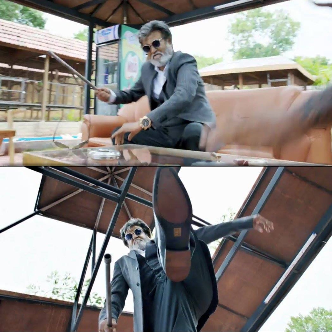 Kabali meme template with 'Kabali' Kabaliswaran (Rajinikanth)