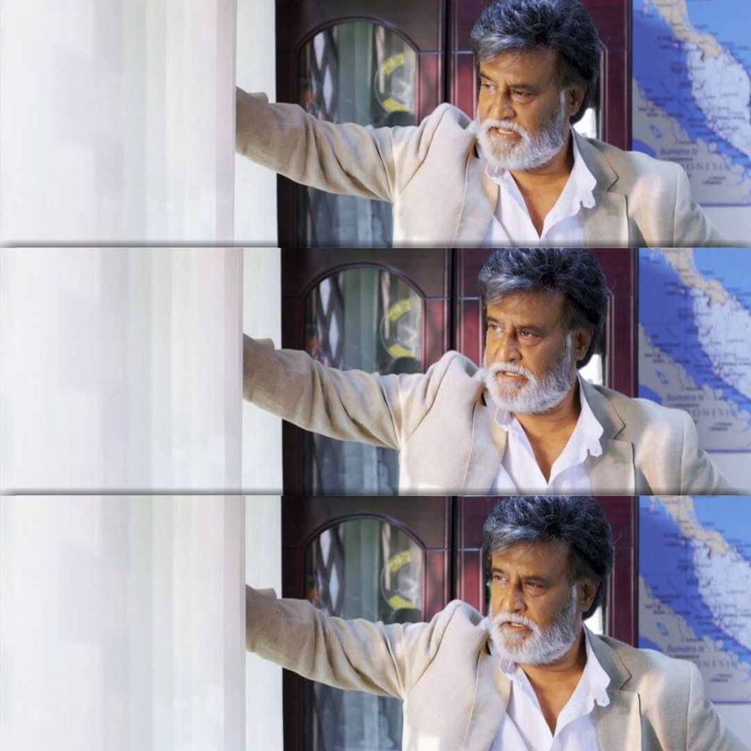 Kabali meme template with 'Kabali' Kabaliswaran (Rajinikanth)
