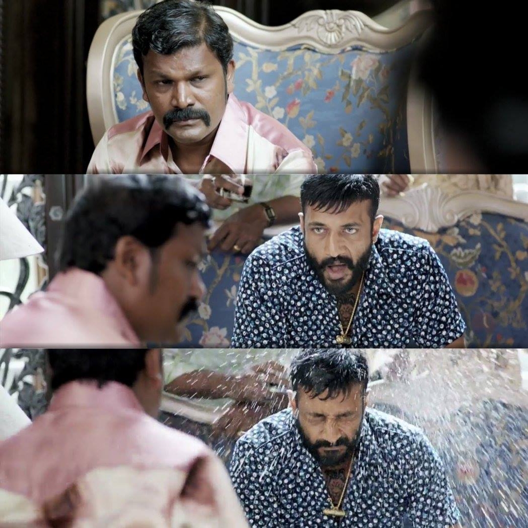 Kabali meme template with 'Kabali' Kabaliswaran (Rajinikanth)