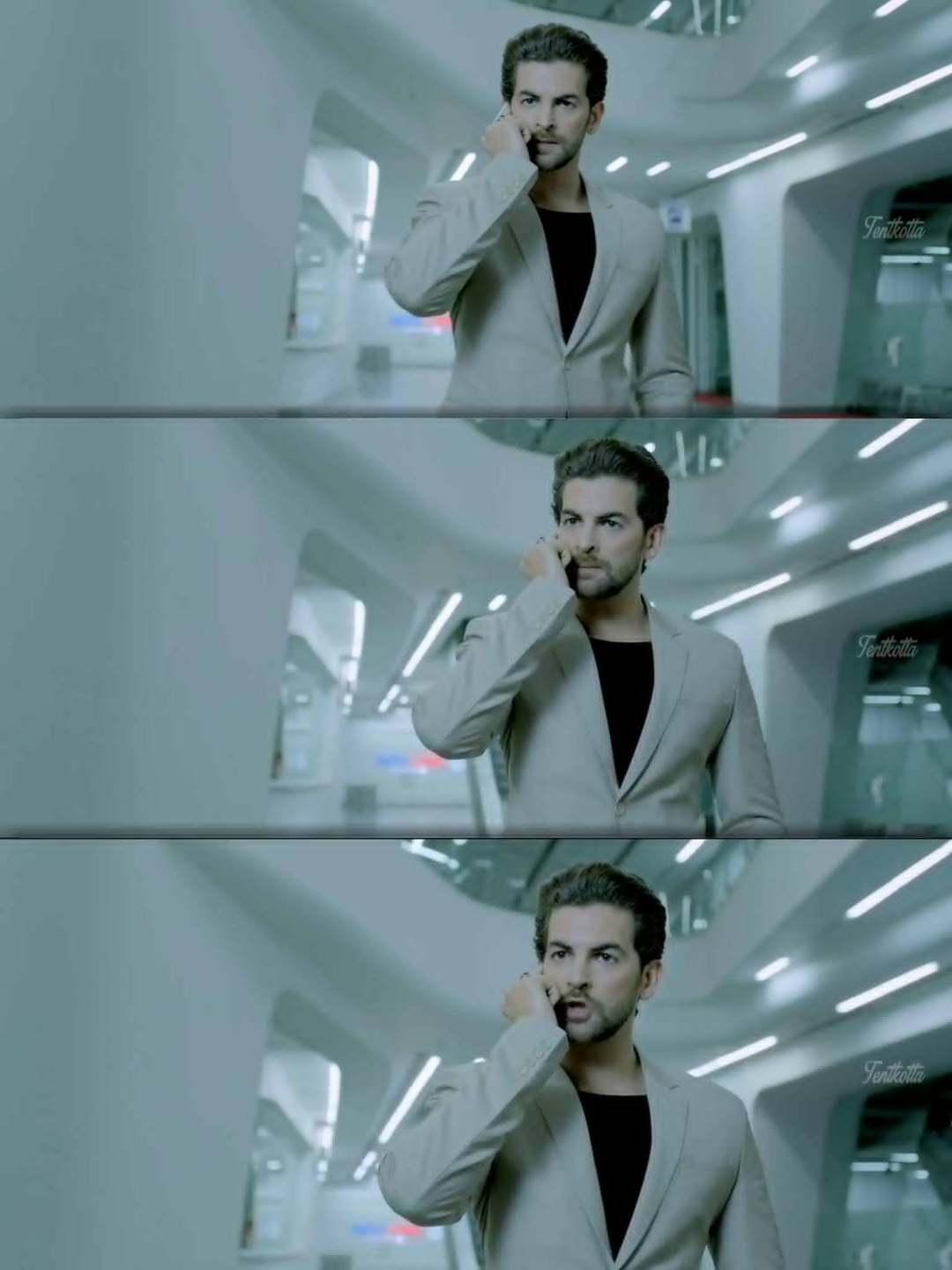 Kaththi meme template with Kathiresan / Jeevanandham (Vijay)