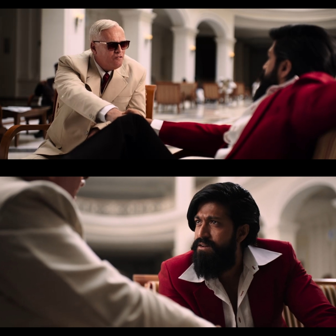 K.G.F: Chapter 2 meme template with Raja Krishnappa Bairya 'Rocky' (Yash)