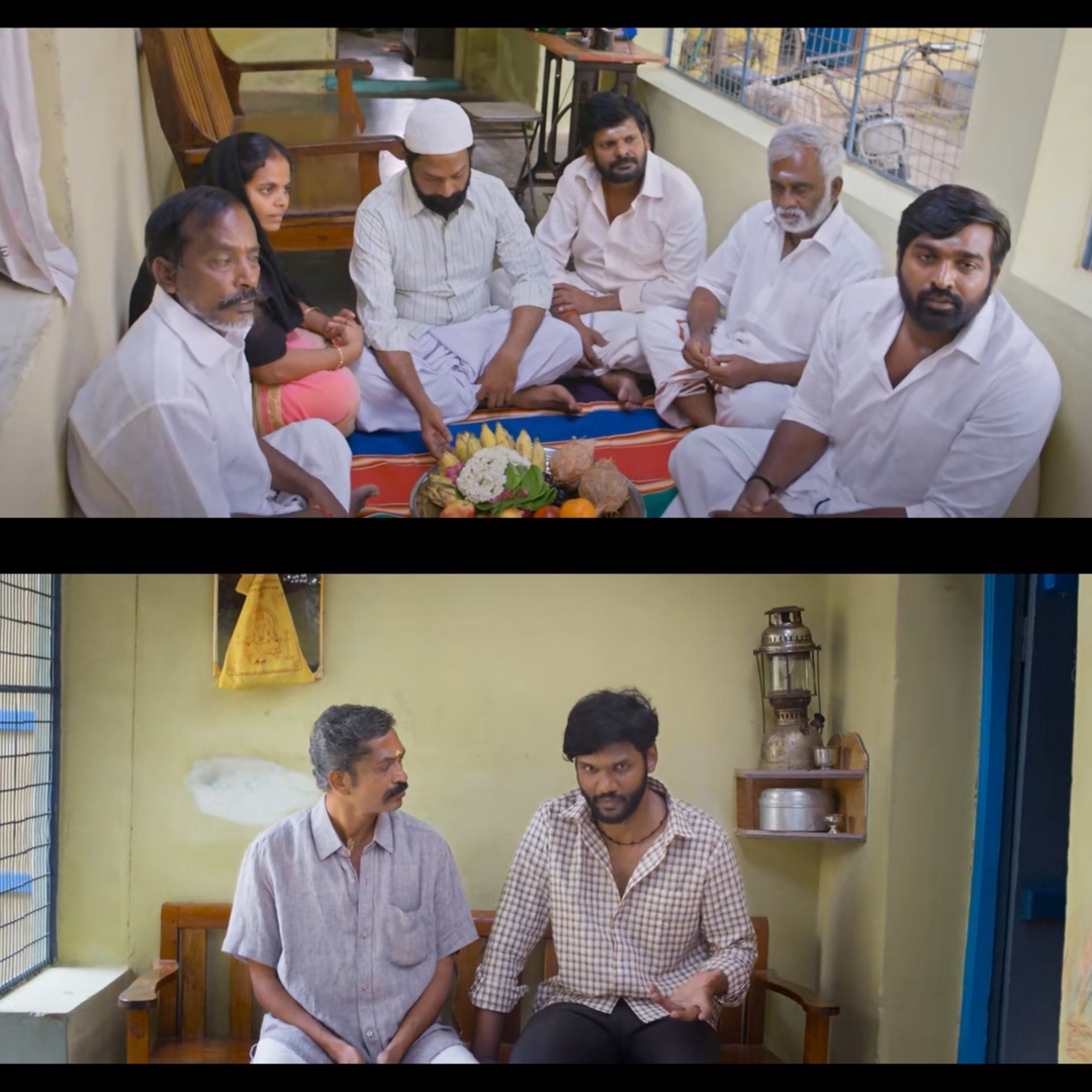 The Great Man meme template with Radhakrishnan (Vijay Sethupathi)