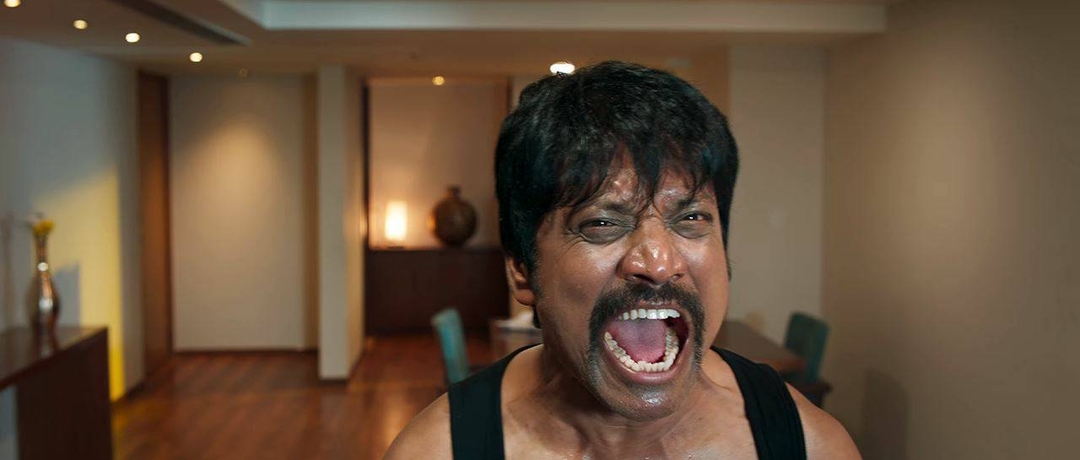 Maanaadu meme template with Dhanushkodi (S. J. Suryah)