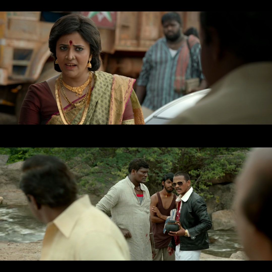 Pushpa: The Rise - Part 1 meme template with Pushpa Raj (Allu Arjun) with Kesava (Jagadeesh Prathap Bandari)