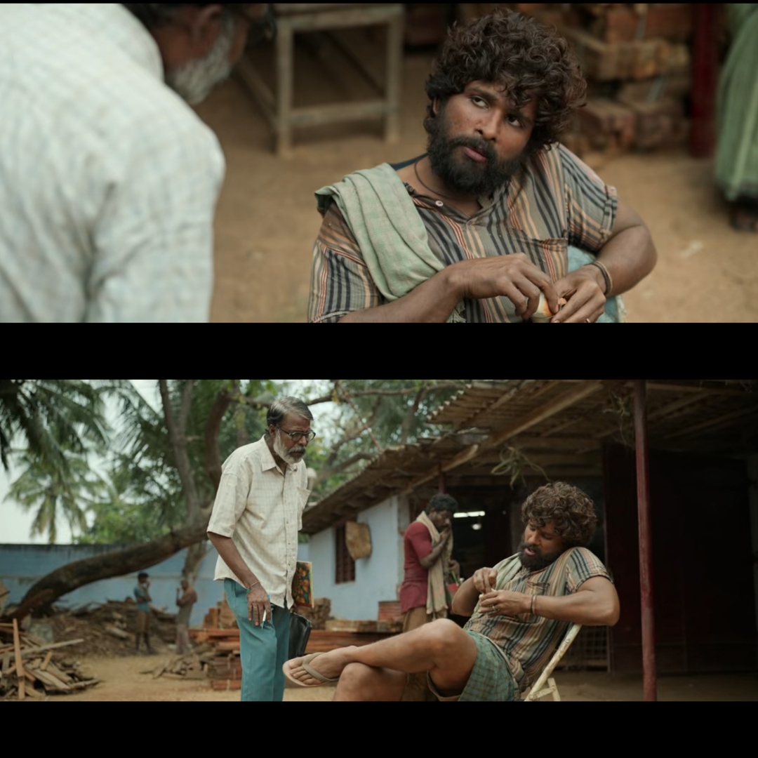 Pushpa: The Rise - Part 1 meme template with Pushpa Raj (Allu Arjun)