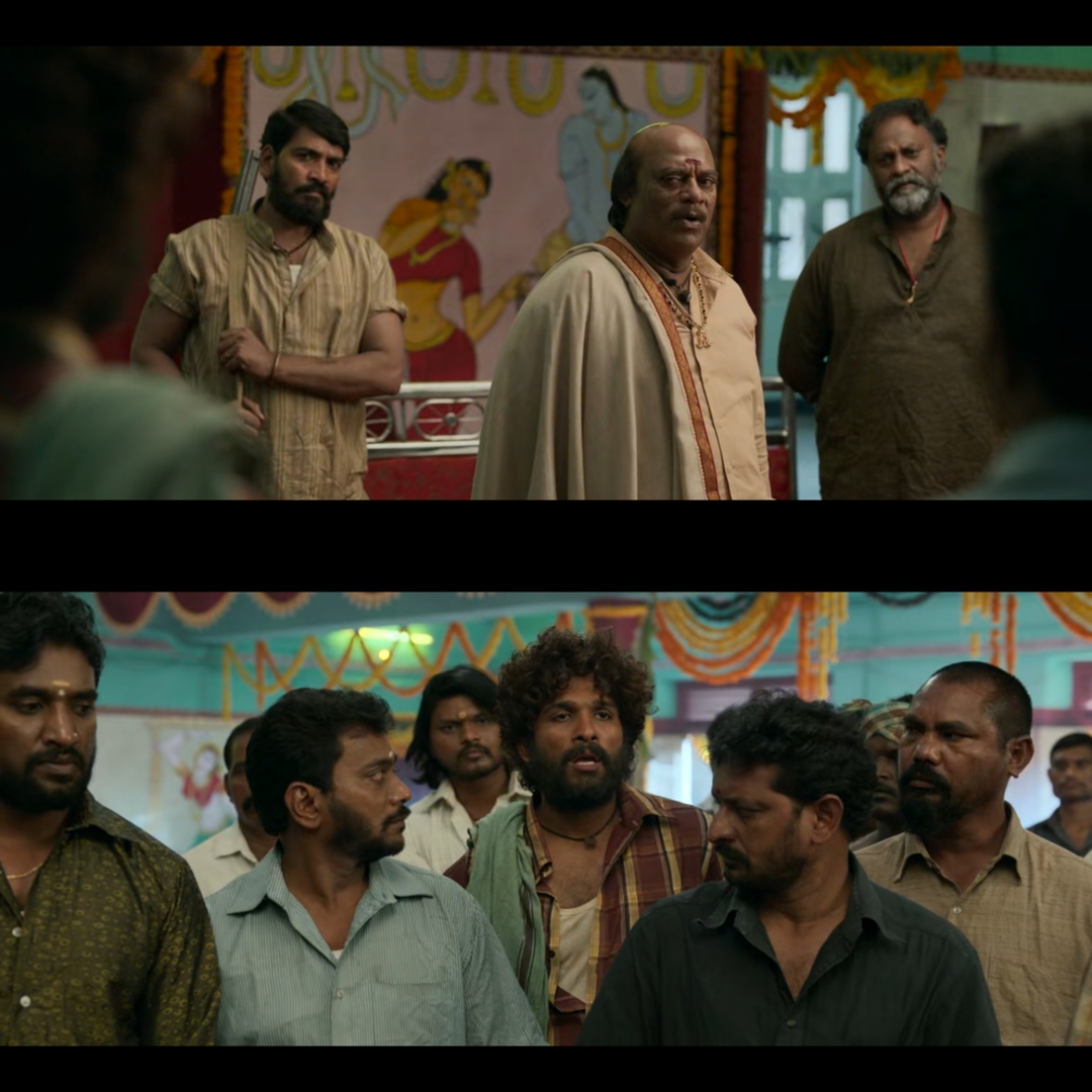 Pushpa: The Rise - Part 1 meme template with Pushpa Raj (Allu Arjun)