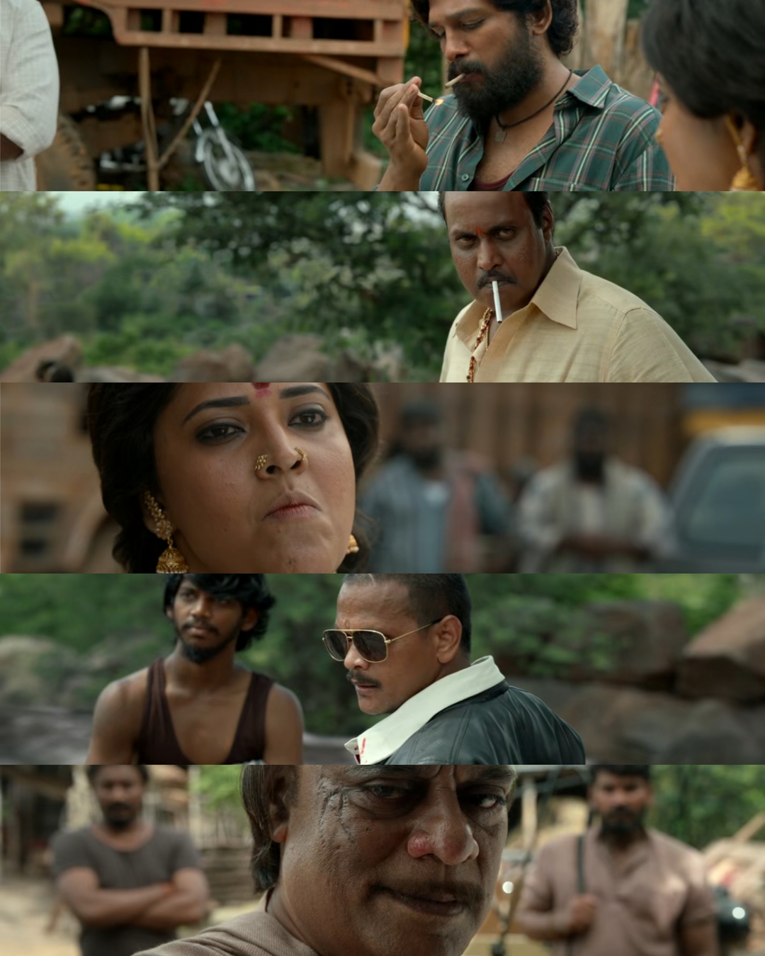 Pushpa: The Rise - Part 1 meme template with Pushpa Raj (Allu Arjun)