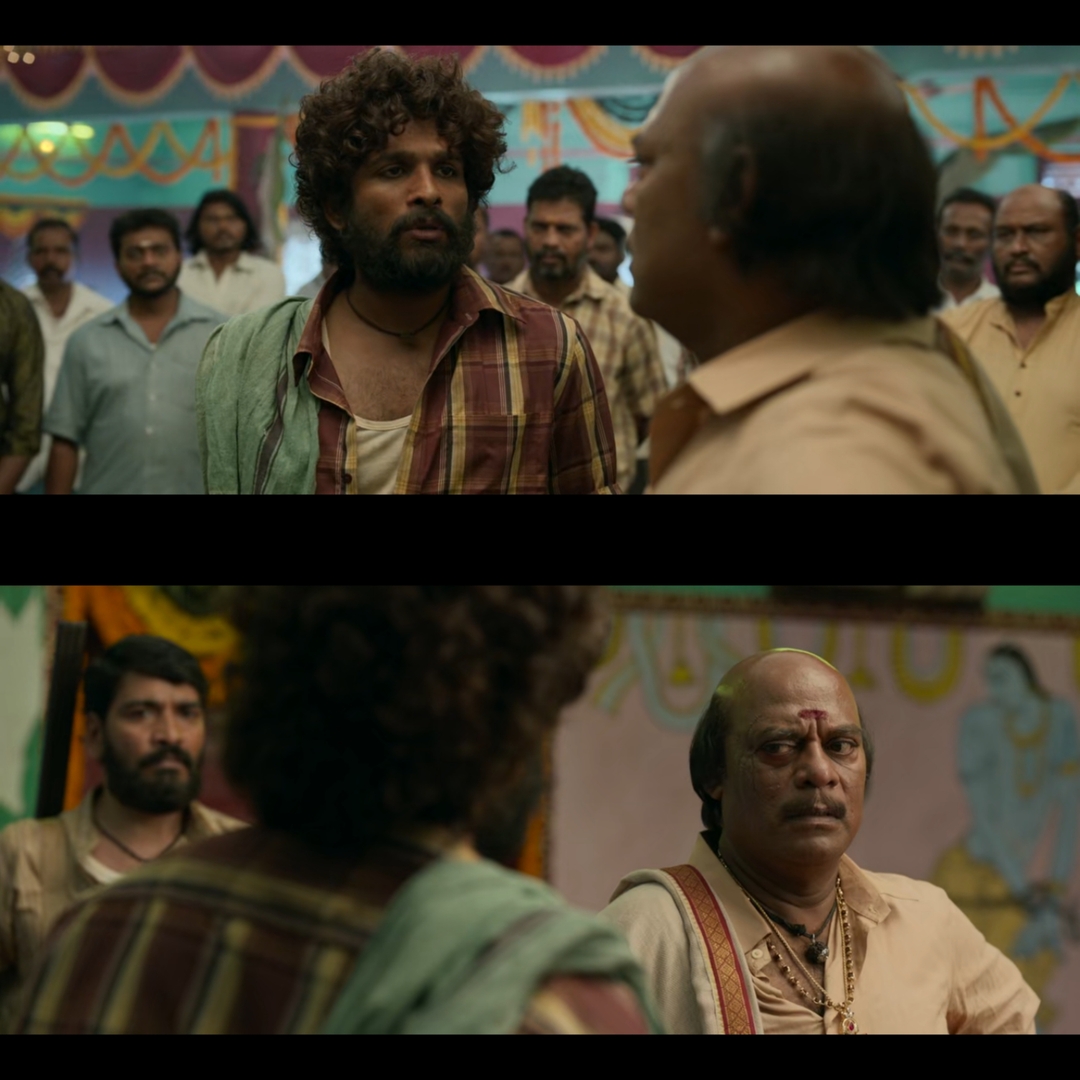 Pushpa: The Rise - Part 1 meme template with Pushpa Raj (Allu Arjun)