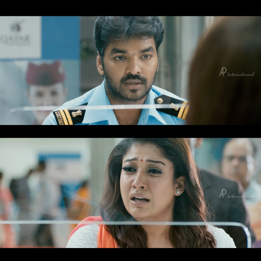 Raja Rani meme template with Regina (Nayanthara) with Surya (Jai Sampath)