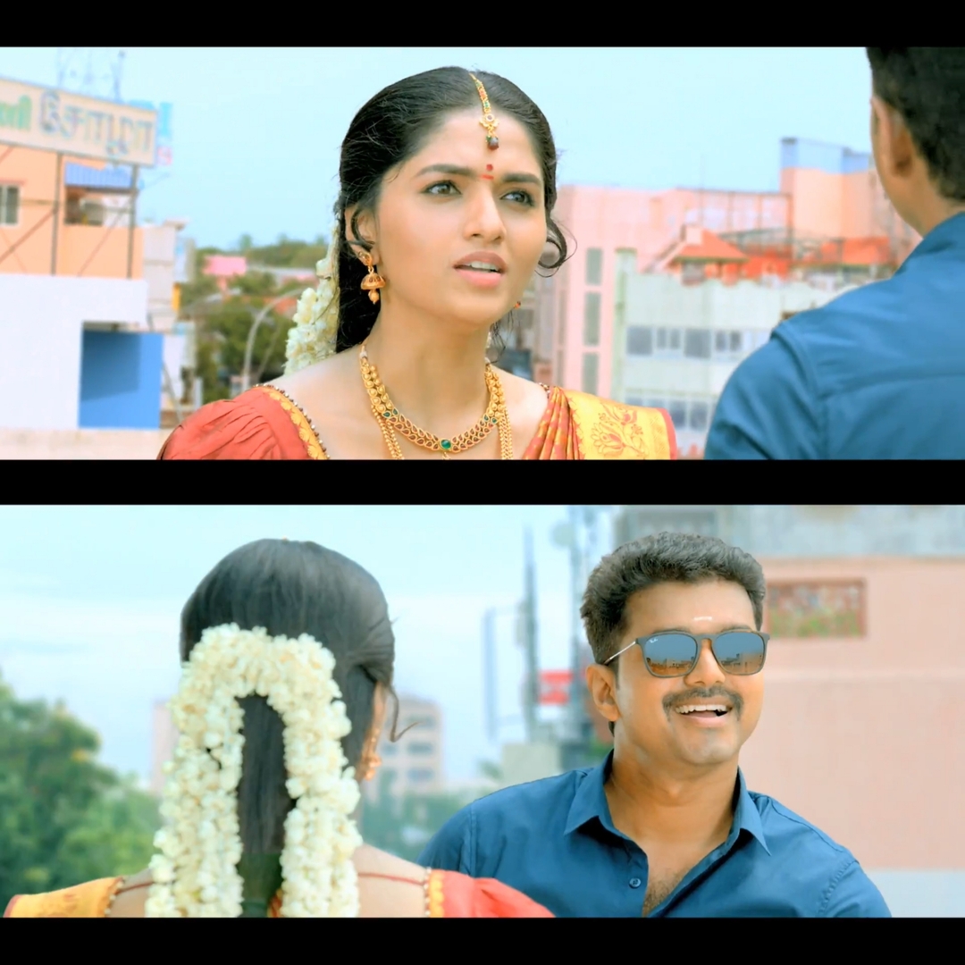 Theri meme template with Joseph Kuruvilla/Vijay Kumar/ Dharmeshwar (Vijay) with Cameo (Sunaina)