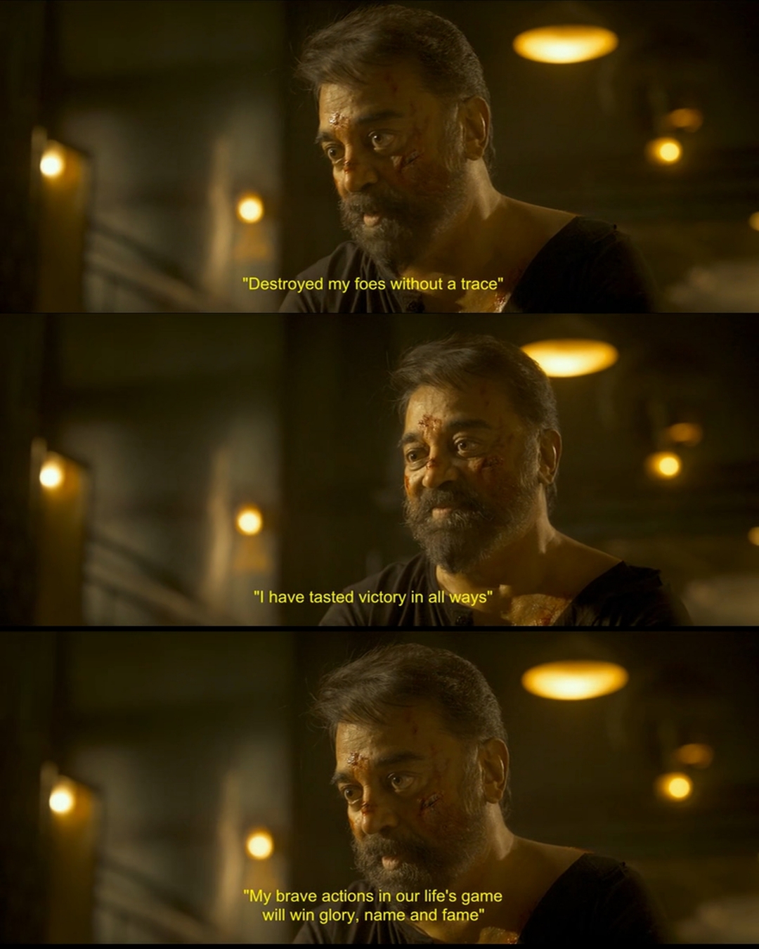 Vikram meme template with Karnan / Arun Kumar Vikram (Kamal Haasan)