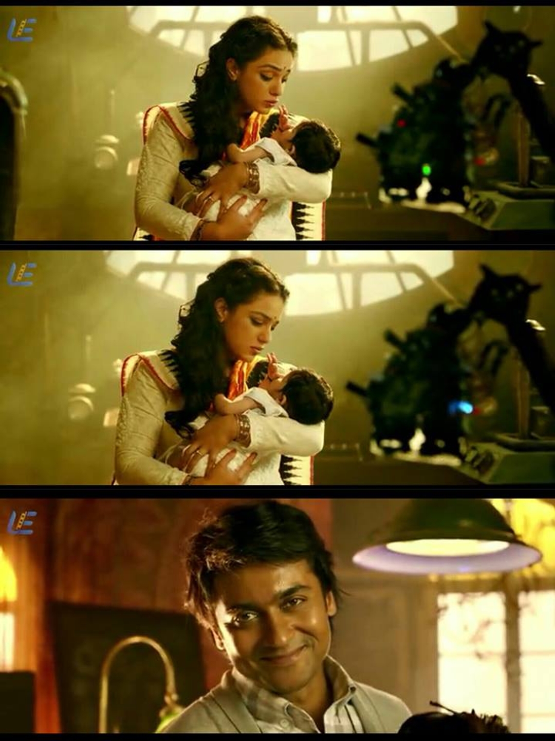 24 meme template with Sethuraman, Athreya and Manikandan (Suriya) with Sathyabama (Samantha Ruth Prabhu)