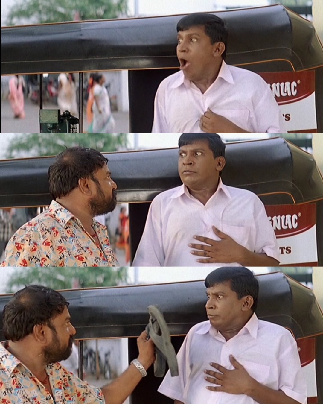 Aanai meme template with  (Vadivelu)