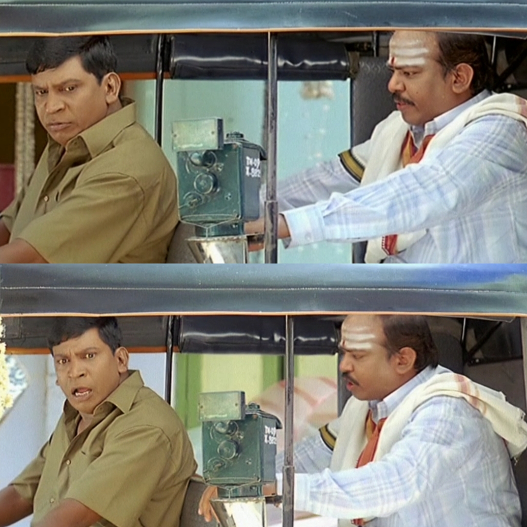 Aanai meme template with  (Vadivelu)