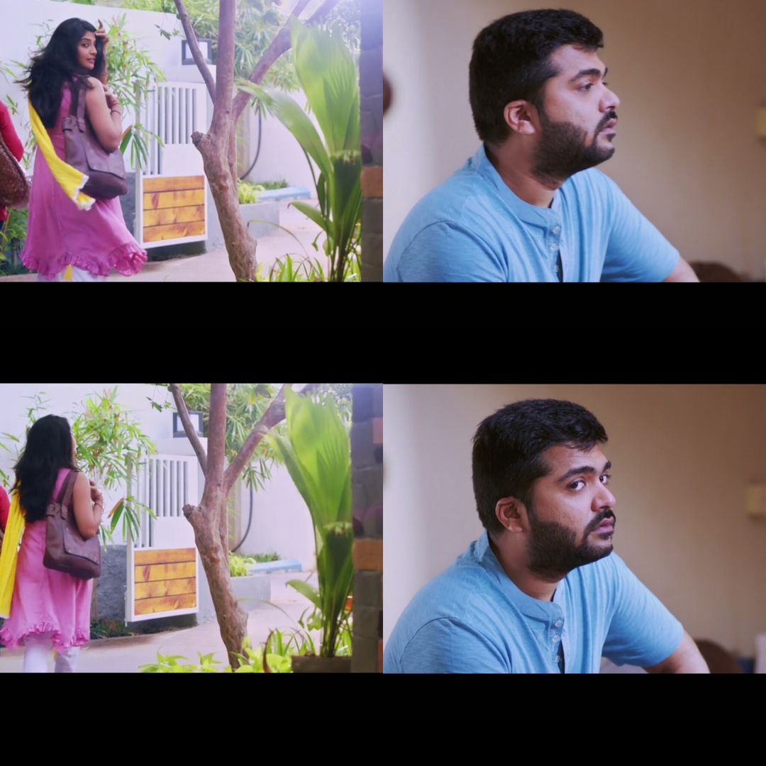 Achcham Yenbadhu Madamaiyada meme template with Rajnikanth (Silambarasan) with Leela (Manjima Mohan)