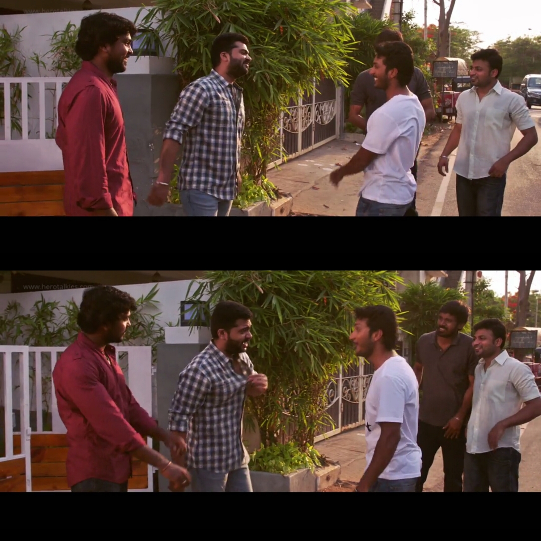 Achcham Yenbadhu Madamaiyada meme template with Rajnikanth (Silambarasan) with Mahesh (Sathish Krishnan)