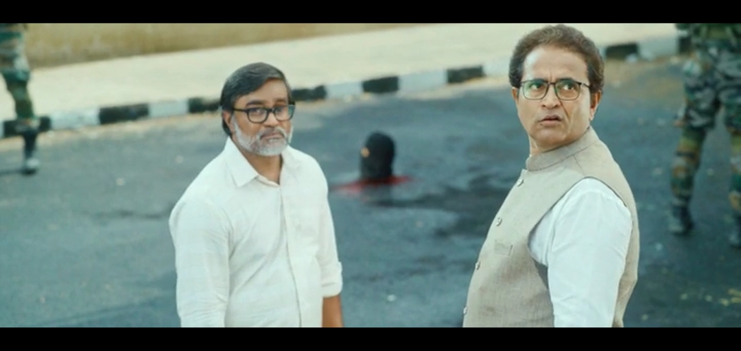 Beast meme template with Althaf Hussain (Selvaraghavan) with Home Minister (Shaji Chen)