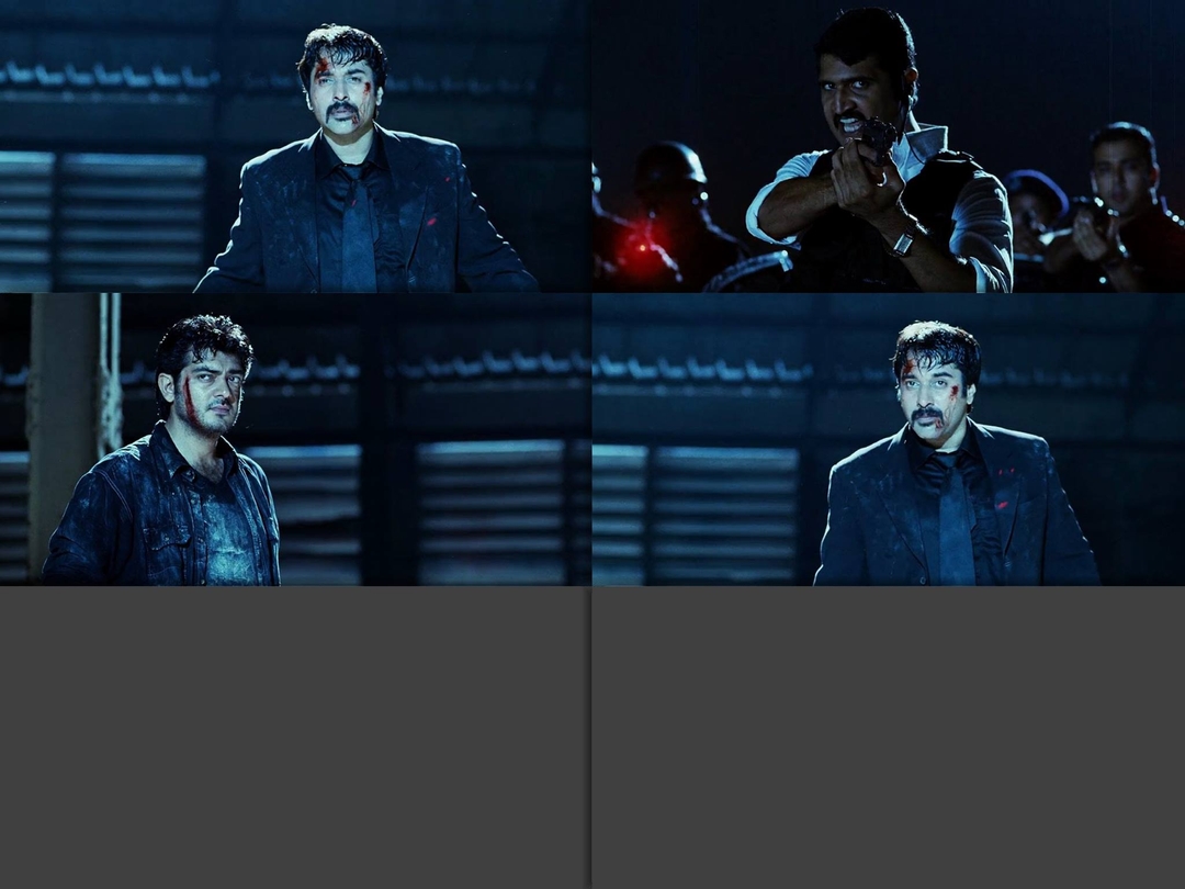 Billa meme template with David Billa / Saravana Velu (Ajith Kumar)