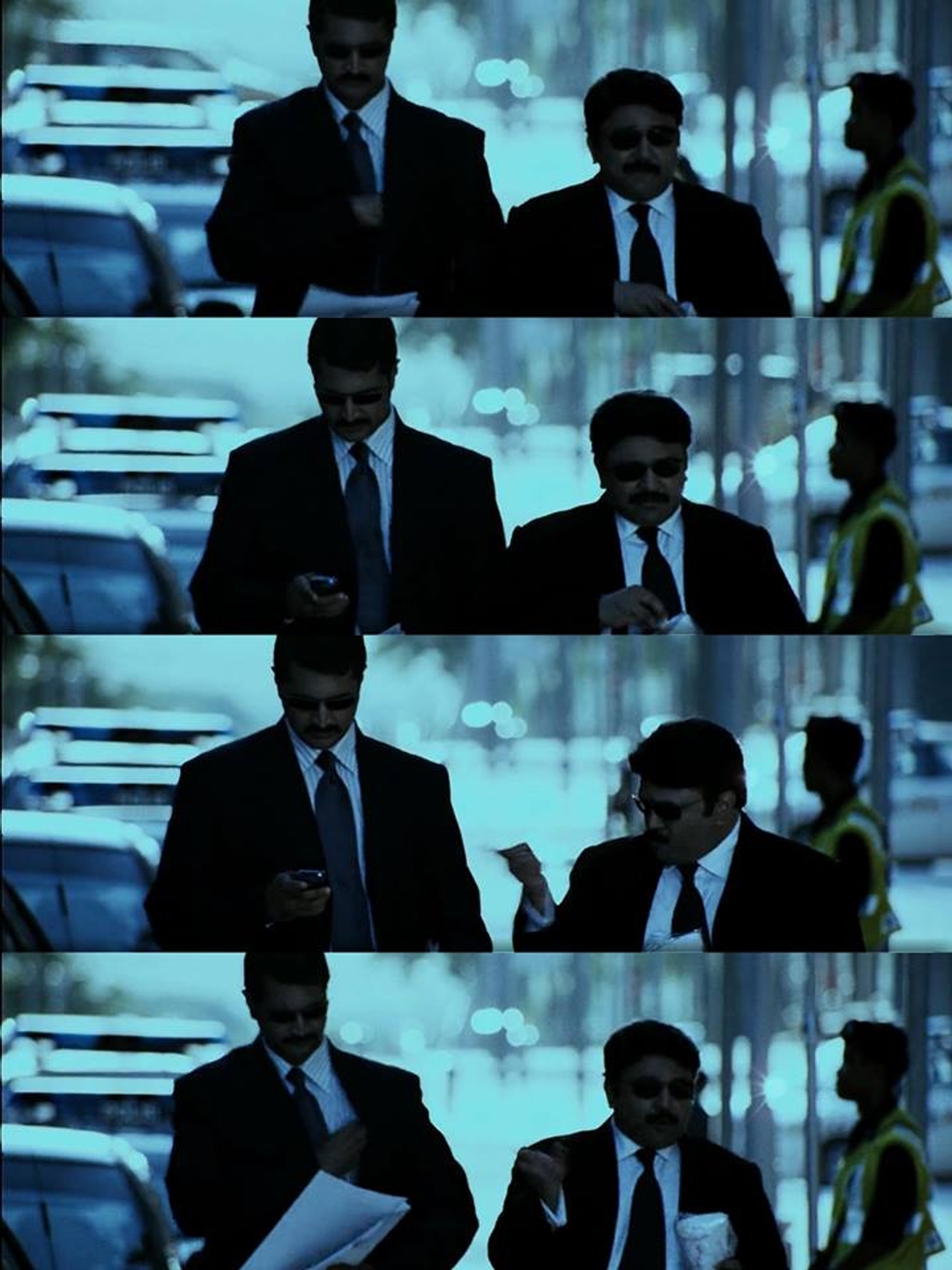 Billa meme template with David Billa / Saravana Velu (Ajith Kumar)