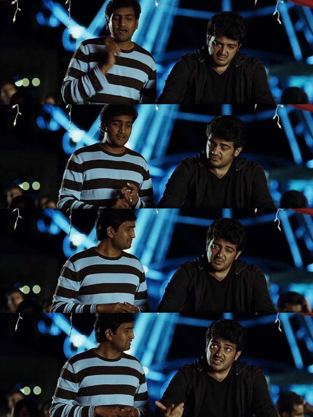 Billa meme template with David Billa / Saravana Velu (Ajith Kumar)