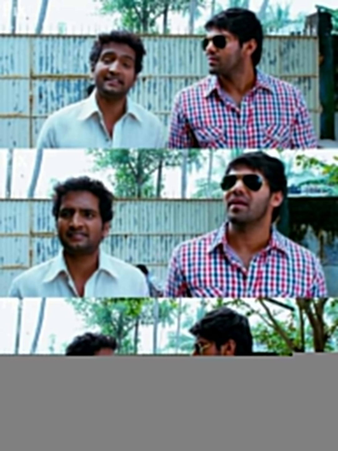 Boss Engira Baskaran meme template with Bhaskaran (Arya) with Nallathambi (Santhanam)