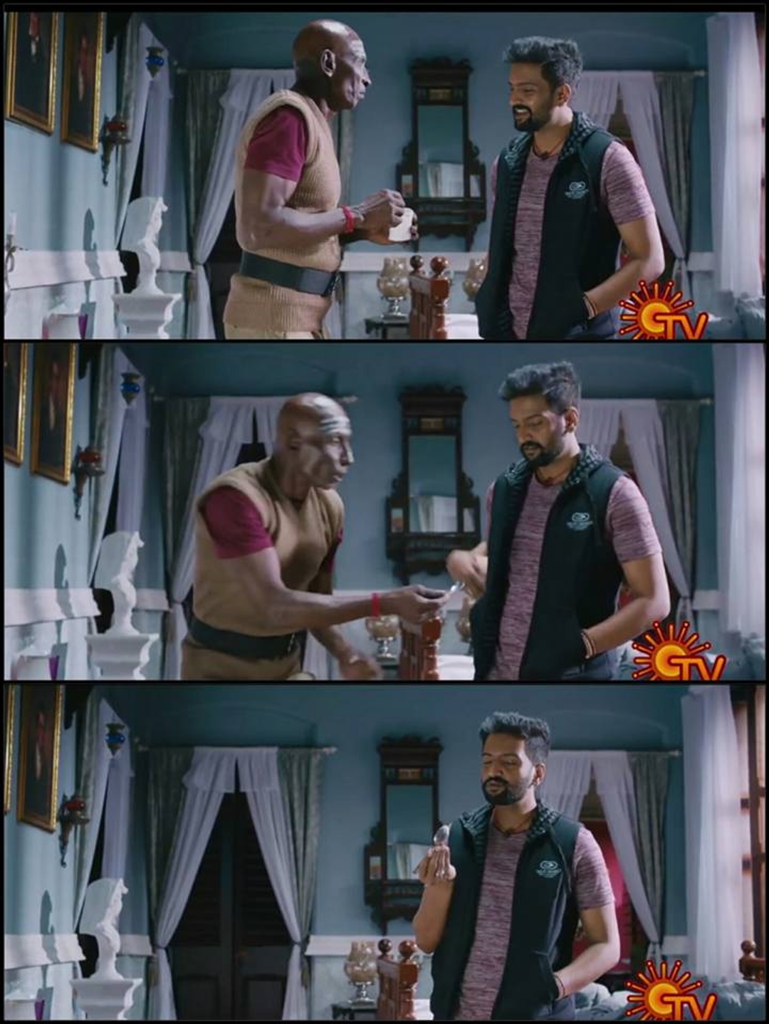 Dhilluku Dhuddu meme template