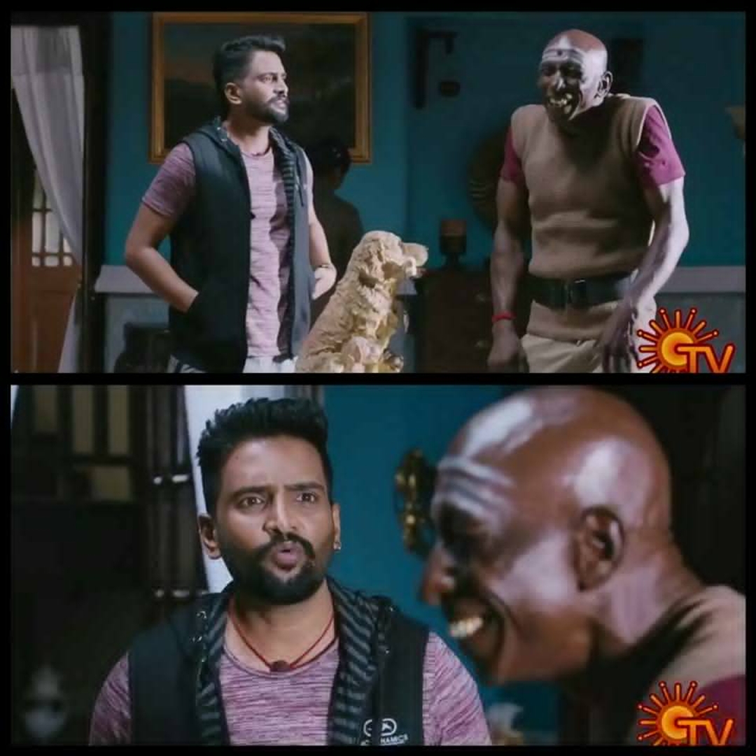 Dhilluku Dhuddu meme template