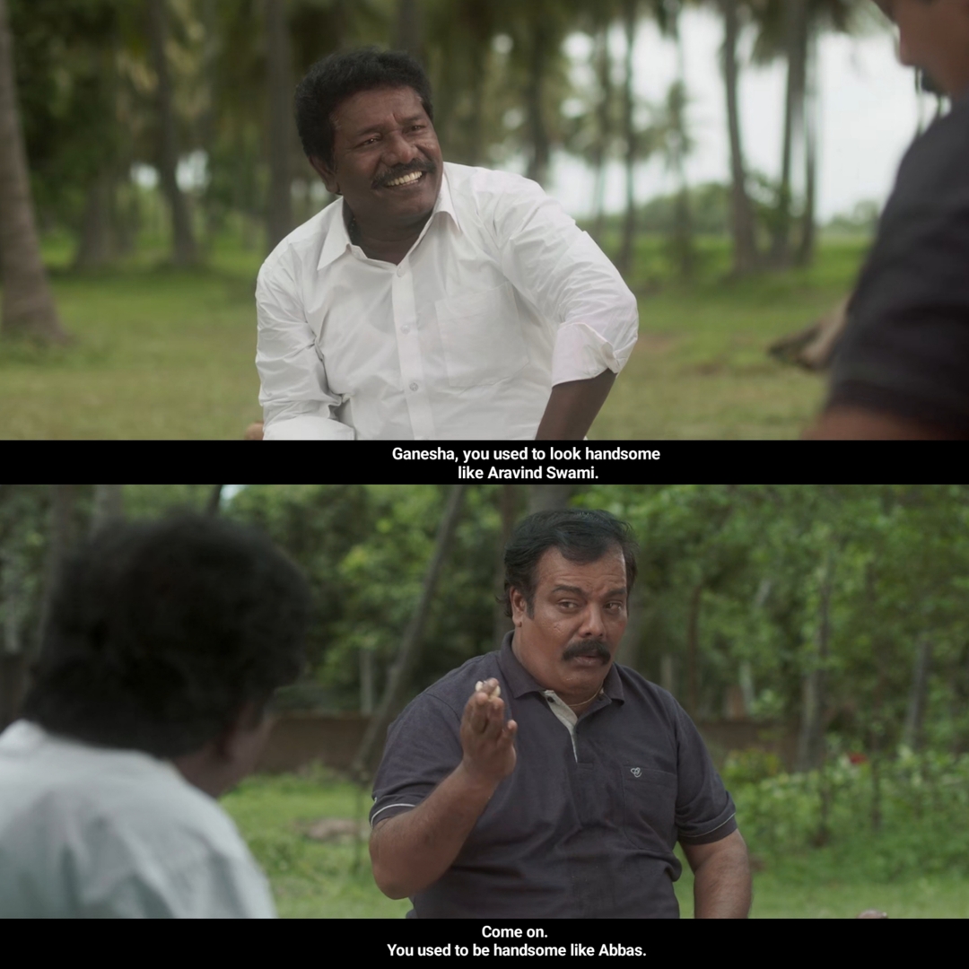 Gatta Kusthi meme template with  (Karunas) with  (Munishkanth)