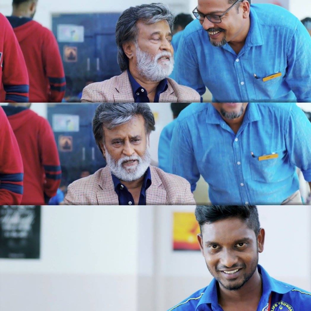 Kabali meme template with 'Kabali' Kabaliswaran (Rajinikanth)