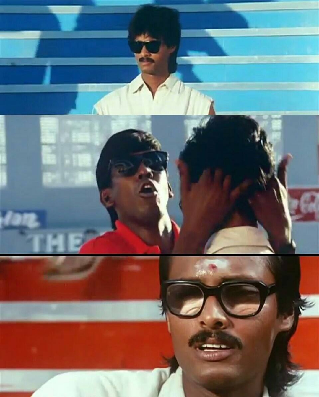 Kadhal Desam meme template with Wilson (Vadivelu)