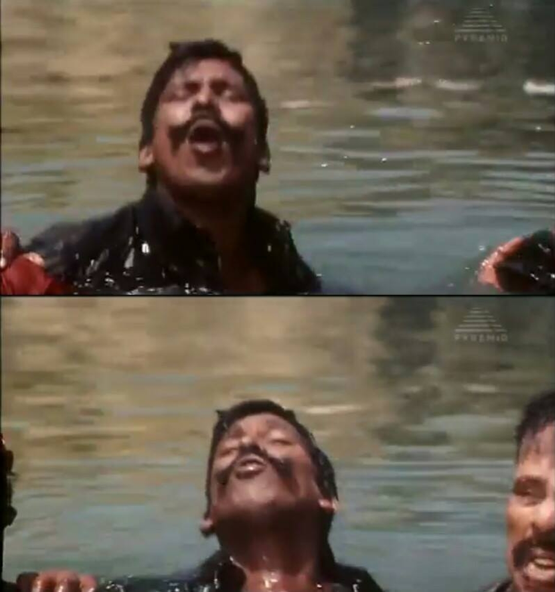 Kadhala Kadhala meme template with Singaram (Vadivelu)