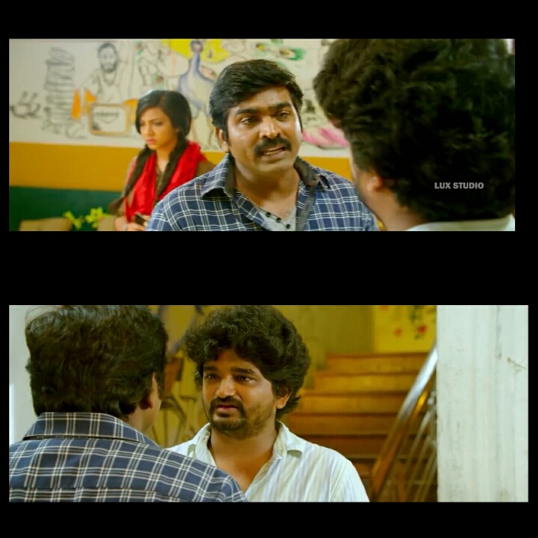 Kavan meme template with Tilak (Vijay Sethupathi) with Malar (Madonna Sebastian)