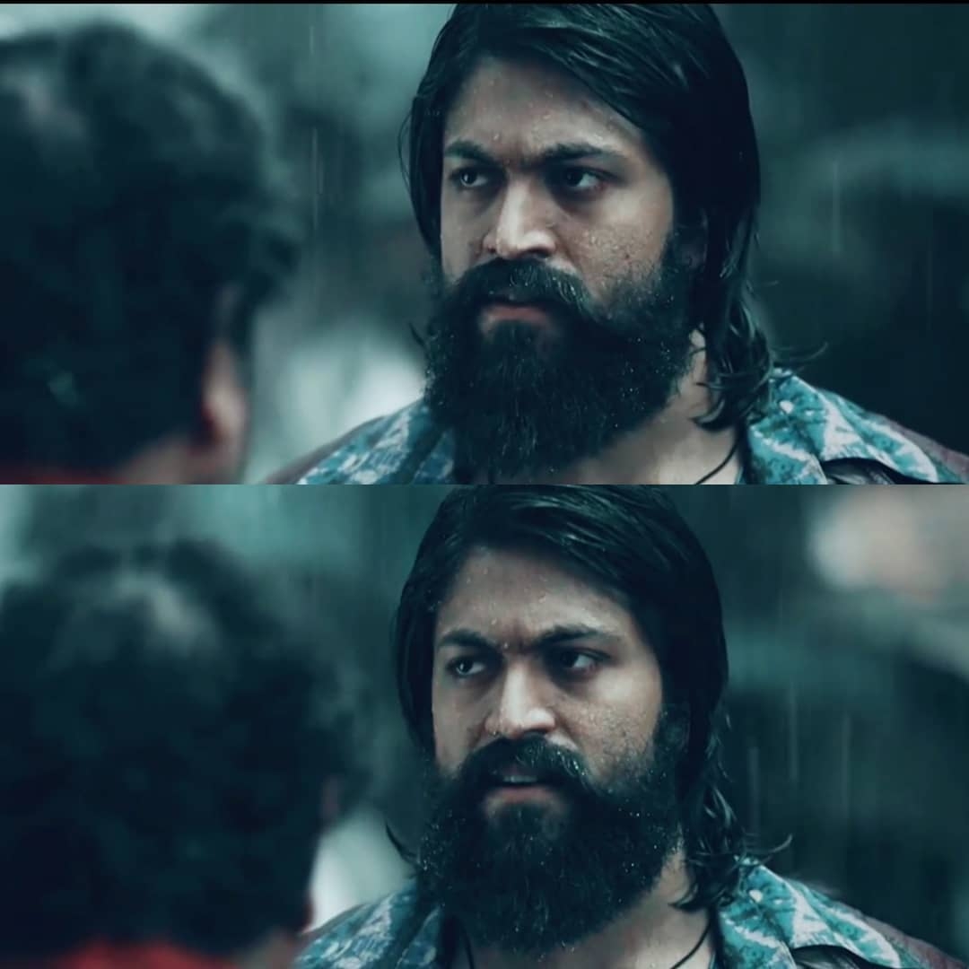 K.G.F: Chapter 1 meme template with Raja Krishnappa Bairya 'Rocky' (Yash)