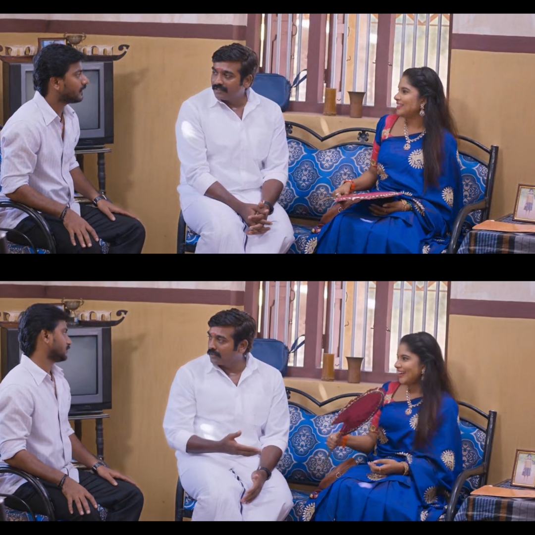 The Great Man meme template with Radhakrishnan (Vijay Sethupathi)