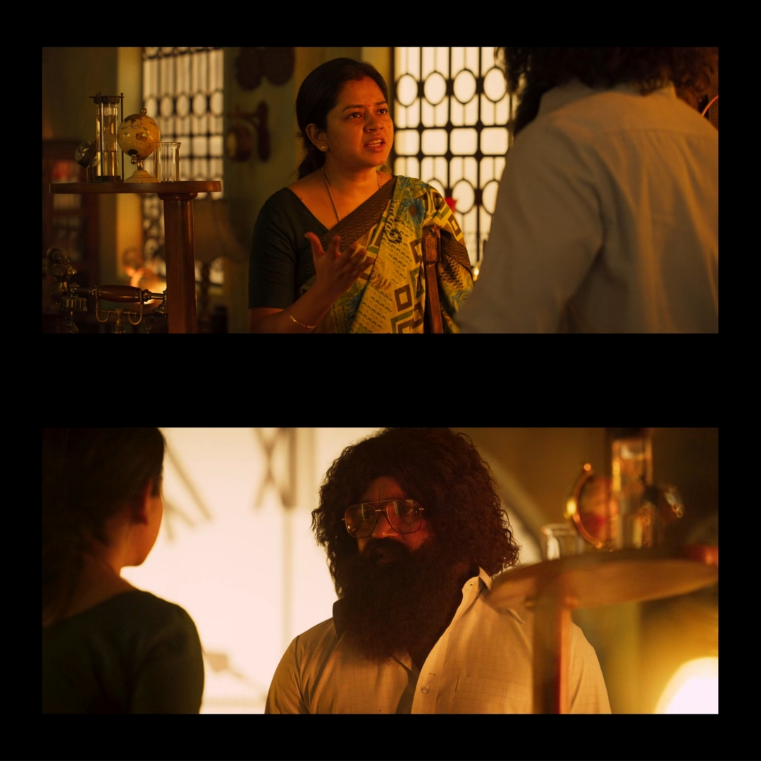 Mark Antony meme template with Janaki (Anitha Sampath) with Chiranjeevi (Selvaraghavan)